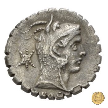 412/1 - denario L. Roscius Fabatus 64 BC (Roma)