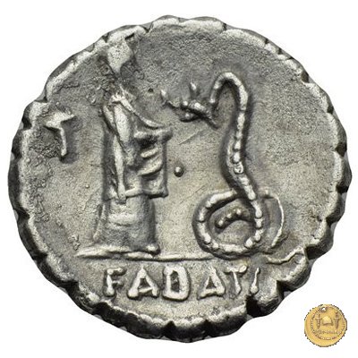 412/1 - denario L. Roscius Fabatus 64 BC (Roma)