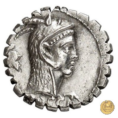 412/1 - denario L. Roscius Fabatus 64 BC (Roma)