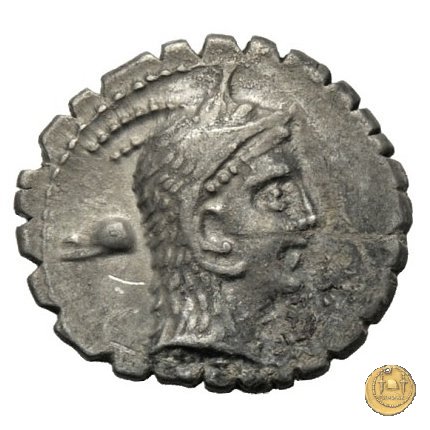 412/1 - denario L. Roscius Fabatus 64 BC (Roma)