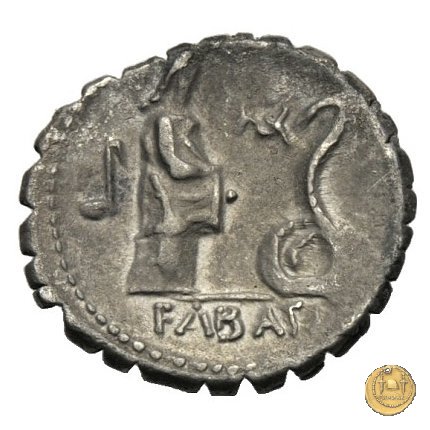 412/1 - denario L. Roscius Fabatus 64 BC (Roma)