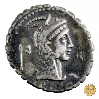 412/1 - denario L. Roscius Fabatus 64 BC (Roma)