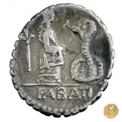 412/1 - denario L. Roscius Fabatus 64 BC (Roma)