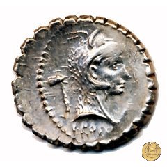 412/1 - denario L. Roscius Fabatus 64 BC (Roma)