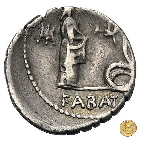 412/1 - denario L. Roscius Fabatus 64 BC (Roma)