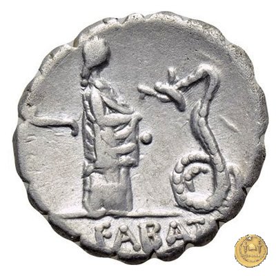 412/1 - denario L. Roscius Fabatus 64 BC (Roma)