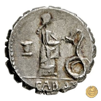 412/1 - denario L. Roscius Fabatus 64 BC (Roma)