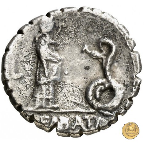 412/1 - denario L. Roscius Fabatus 64 BC (Roma)