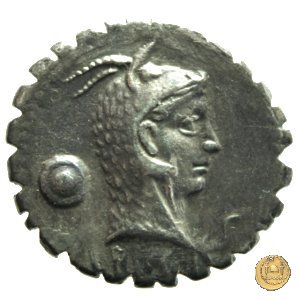 412/1 - denario L. Roscius Fabatus 64 BC (Roma)