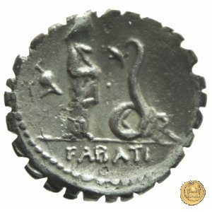 412/1 - denario L. Roscius Fabatus 64 BC (Roma)