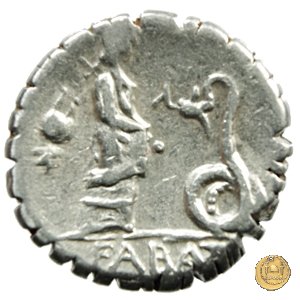 412/1 - denario L. Roscius Fabatus 64 BC (Roma)