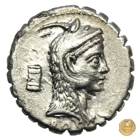 412/1 - denario L. Roscius Fabatus 64 BC (Roma)