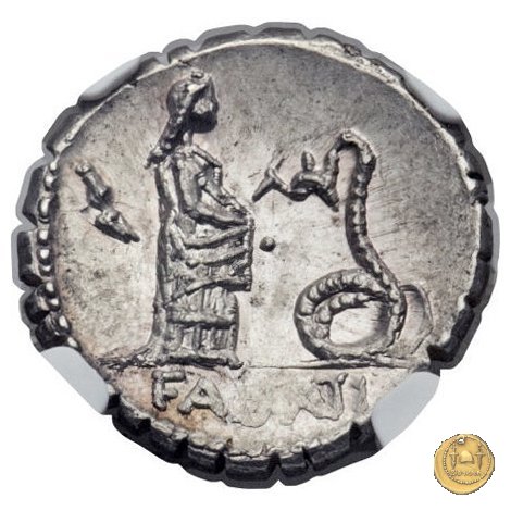 412/1 - denario L. Roscius Fabatus 64 BC (Roma)