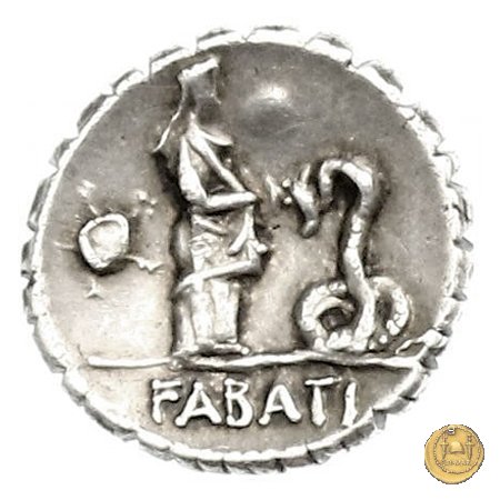 412/1 - denario L. Roscius Fabatus 64 BC (Roma)