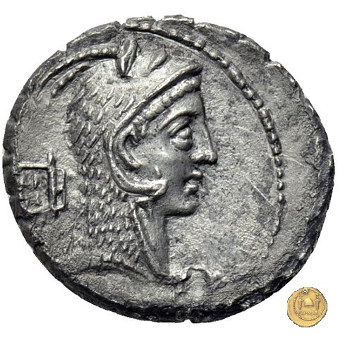 412/1 - denario L. Roscius Fabatus 64 BC (Roma)