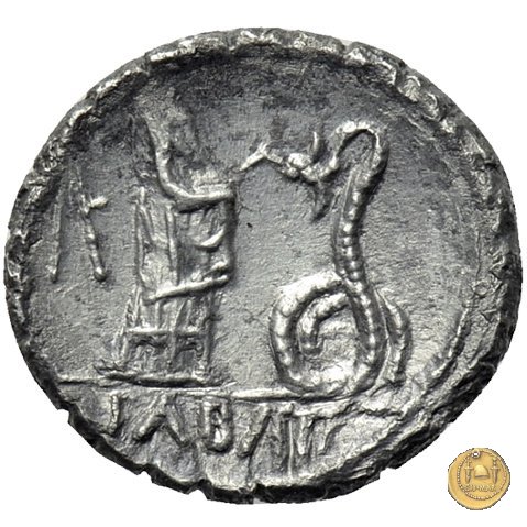 412/1 - denario L. Roscius Fabatus 64 BC (Roma)