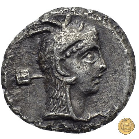 412/1 - denario L. Roscius Fabatus 64 BC (Roma)