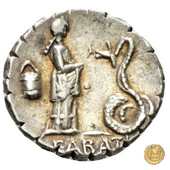 412/1 - denario L. Roscius Fabatus 64 BC (Roma)