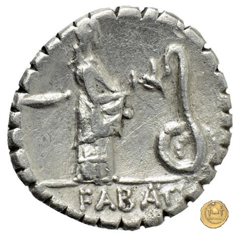 412/1 - denario L. Roscius Fabatus 64 BC (Roma)