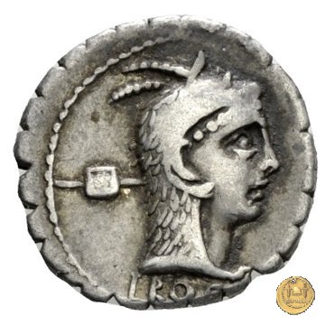 412/1 - denario L. Roscius Fabatus 64 BC (Roma)