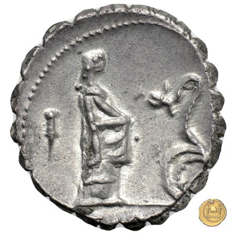 412/1 - denario L. Roscius Fabatus 64 BC (Roma)