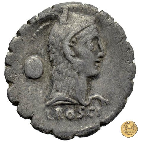 412/1 - denario L. Roscius Fabatus 64 BC (Roma)