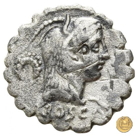 412/1 - denario L. Roscius Fabatus 64 BC (Roma)