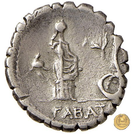 412/1 - denario L. Roscius Fabatus 64 BC (Roma)