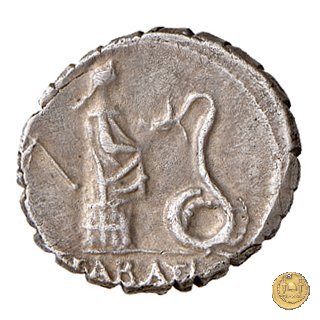 412/1 - denario L. Roscius Fabatus 64 BC (Roma)
