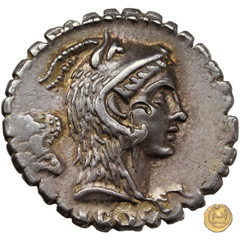 412/1 - denario L. Roscius Fabatus 64 BC (Roma)