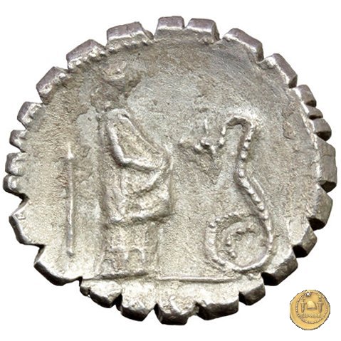 412/1 - denario L. Roscius Fabatus 64 BC (Roma)