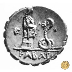 412/1 - denario L. Roscius Fabatus 64 BC (Roma)