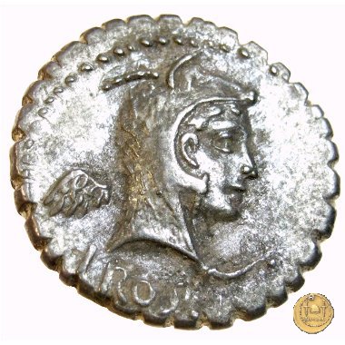 412/1 - denario L. Roscius Fabatus 64 BC (Roma)