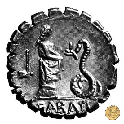 412/1 - denario L. Roscius Fabatus 64 BC (Roma)