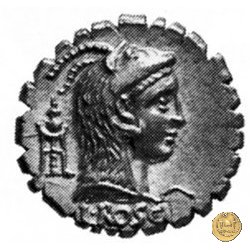412/1 - denario L. Roscius Fabatus 64 BC (Roma)