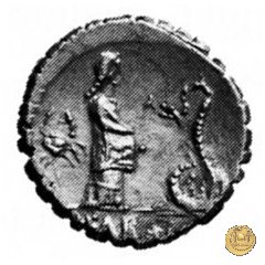 412/1 - denario L. Roscius Fabatus 64 BC (Roma)