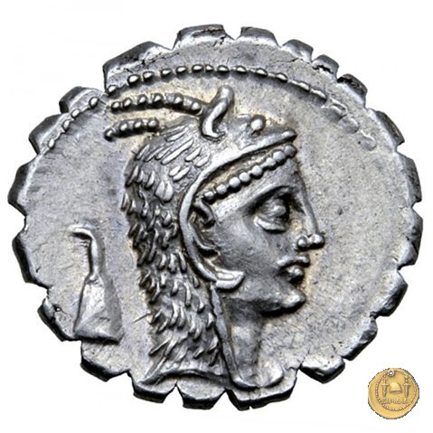 412/1 - denario L. Roscius Fabatus 64 BC (Roma)