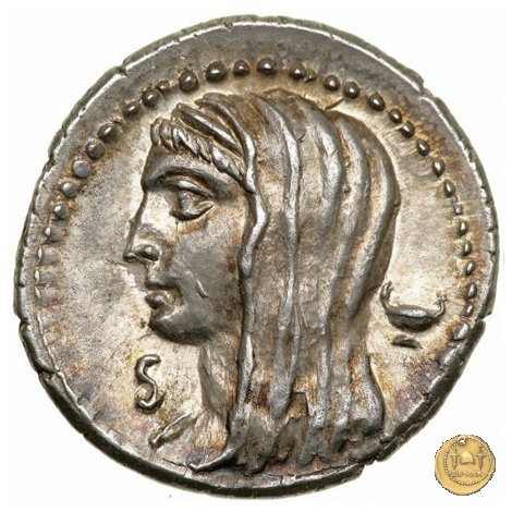 413/1 - denario L. Cassius Longinus 63 BC (Roma)