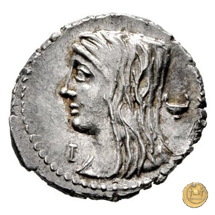 413/1 - denario L. Cassius Longinus 63 BC (Roma)