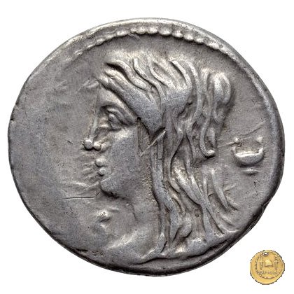 413/1 - denario L. Cassius Longinus 63 BC (Roma)