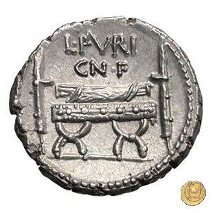 414/1 - denario L. Furius Cn.f. Brocchus 63 BC (Roma)