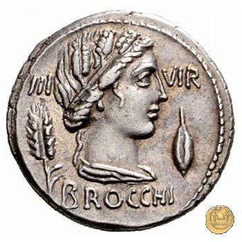 414/1 - denario L. Furius Cn.f. Brocchus 63 BC (Roma)