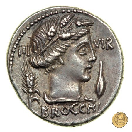 414/1 - denario L. Furius Cn.f. Brocchus 63 BC (Roma)