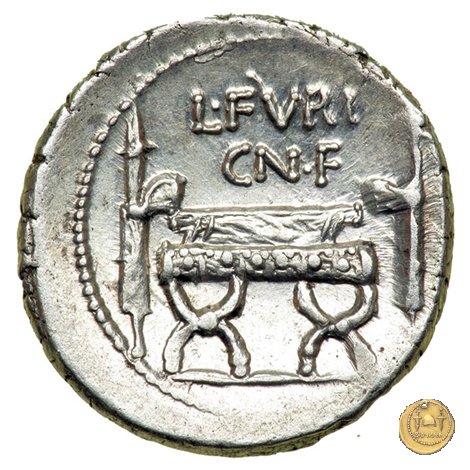 414/1 - denario L. Furius Cn.f. Brocchus 63 BC (Roma)