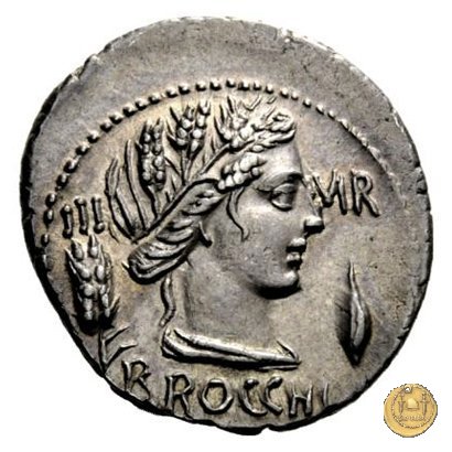 414/1 - denario L. Furius Cn.f. Brocchus 63 BC (Roma)