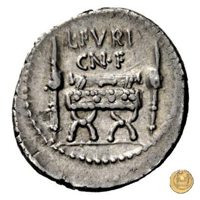 414/1 - denario L. Furius Cn.f. Brocchus 63 BC (Roma)