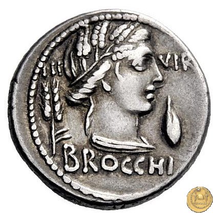 414/1 - denario L. Furius Cn.f. Brocchus 63 BC (Roma)