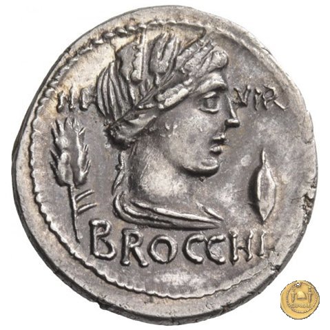 414/1 - denario L. Furius Cn.f. Brocchus 63 BC (Roma)