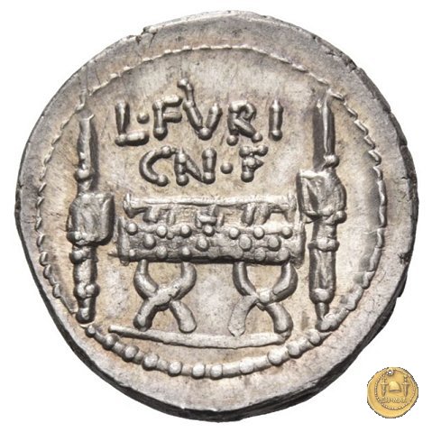 414/1 - denario L. Furius Cn.f. Brocchus 63 BC (Roma)