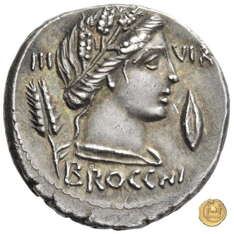 414/1 - denario L. Furius Cn.f. Brocchus 63 BC (Roma)